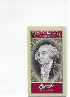 2009-10 John Adams UD Champ's Historical Figures Mini #538