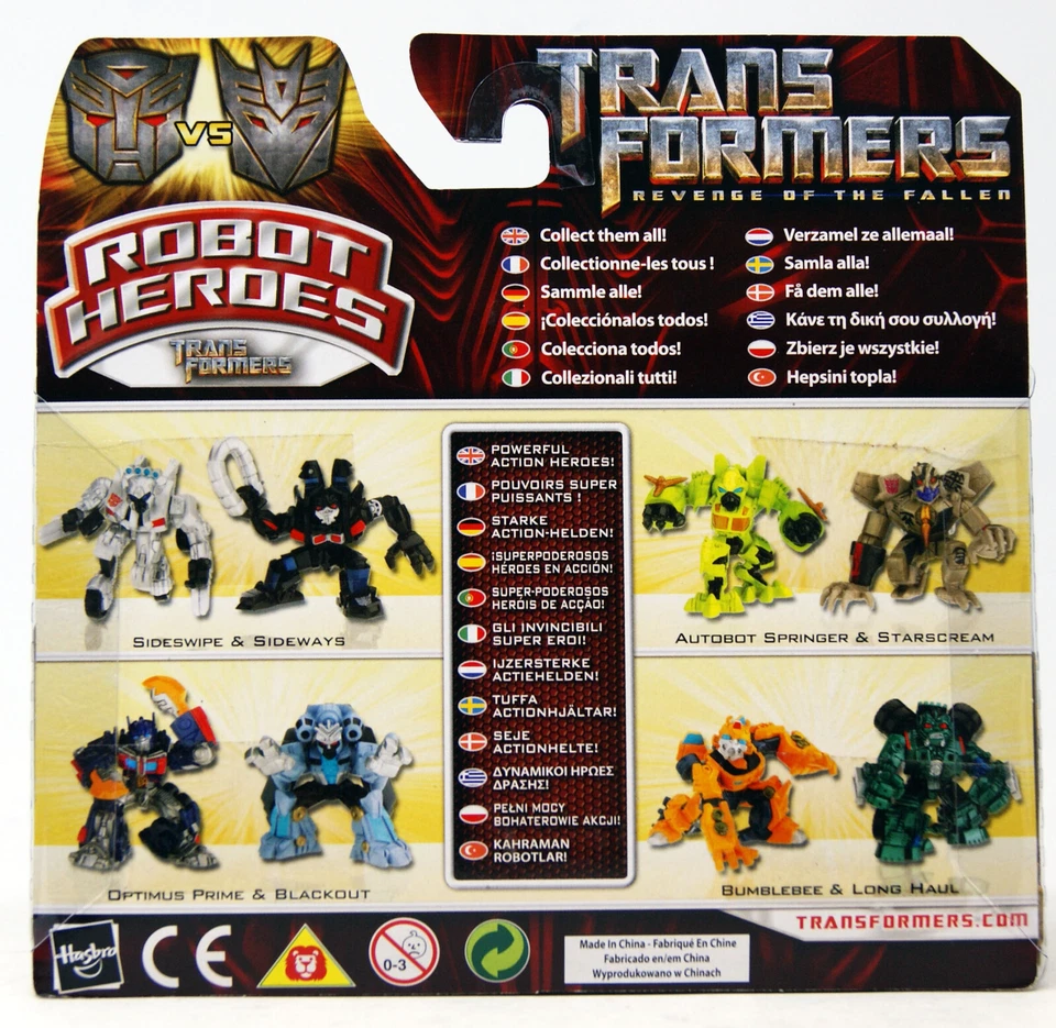 Transformers -  Robot Heroes - Bumblebee & Long Haul - ca. 5cm - Bild 2 von 2