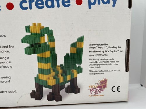 Snapo Advanced Builders Set Toys Imagine Create Play Car Made usa New Sealed Bag - Picture 4 of 5