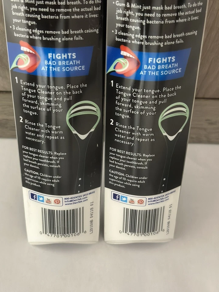 Limpiador de lengua DenTek - (paquete de 2) Foto 4 de 4