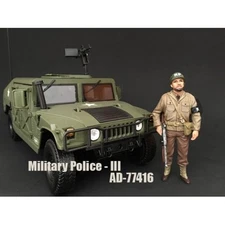 WWII MILITARY POLICE FIGURE III FOR 1:18 SCALE MODELS BY AMERICAN DIORAMA 77416