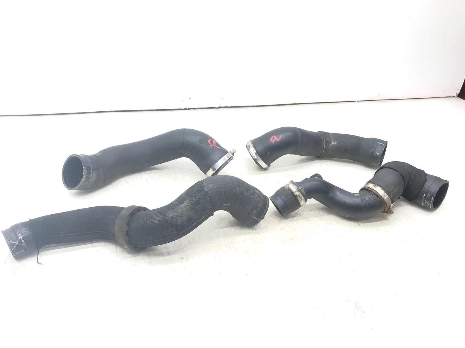 2011 BENTLEY CONTINENTAL GTC SPEED ENGINE COOLANT HOSE PIPE TUBE SET 4 PCS OEM