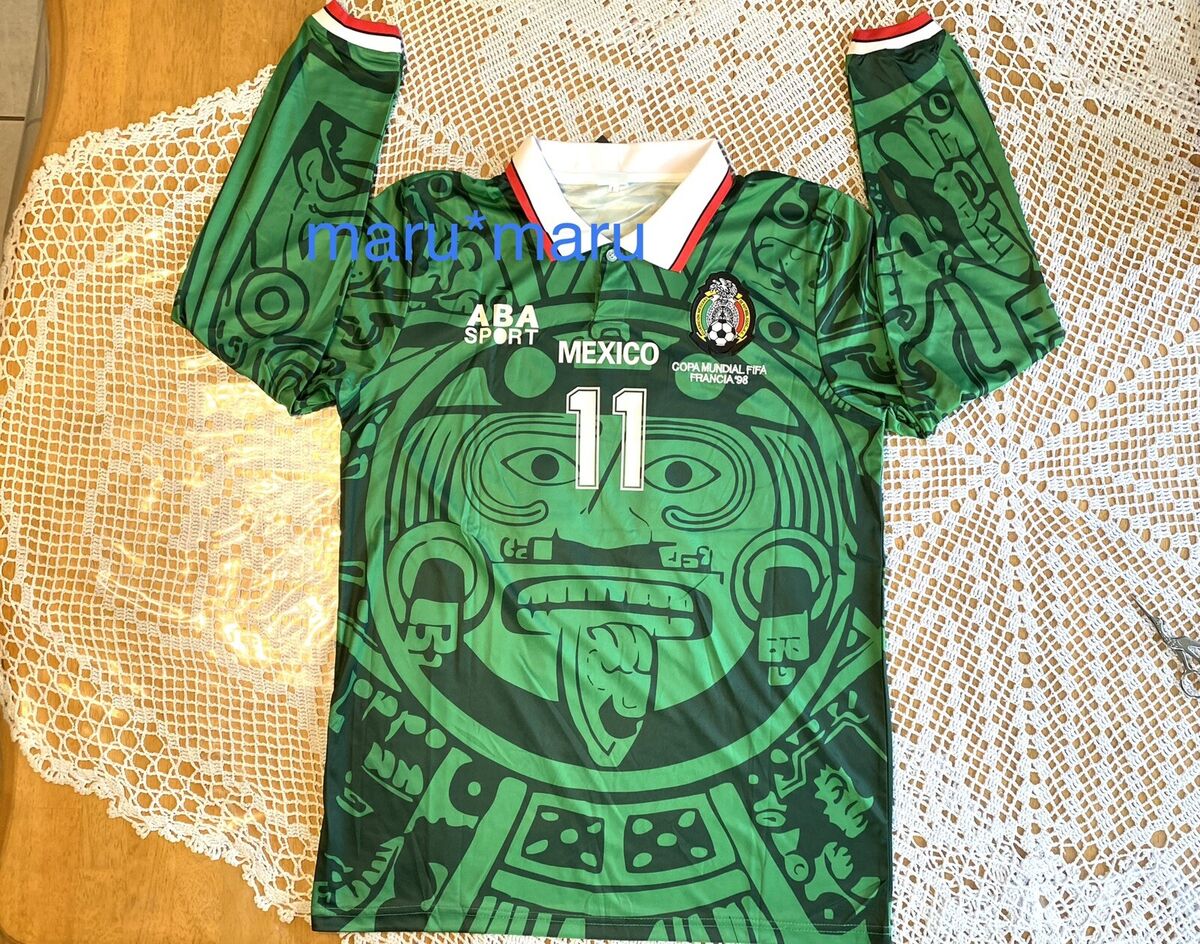 New ABA SPORT Mexico 1998 BLANCO #11 Jersey MEDIUM RETRO New ABA SPORT Mexico 1998 BLANCO #11 Jersey MEDIUM RETRO