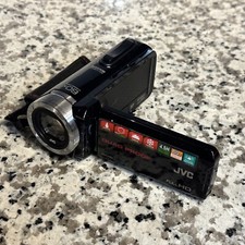 JVC Camcorder GZ-E10BU- Full HD- 40X Optical Zoom- Image Stabilizer .
