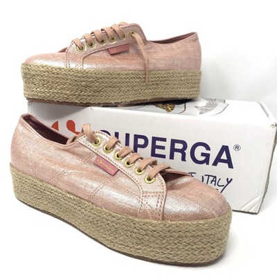 superga espadrilles rosa