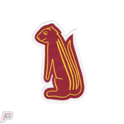 Universität Minnesota Team Maskottchen Golden Gopher Trikot Patch Kastanienbraun