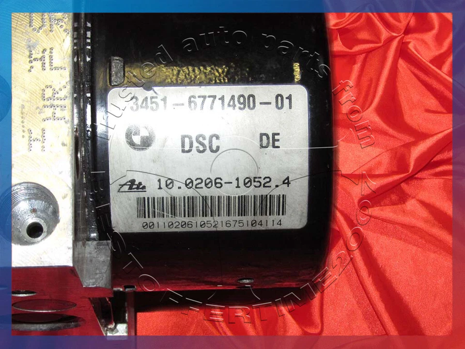 BMW E87 E88 E90 E91 E92 1 3 Series BOMBA ABS DSC ANTIBLOQUEO FRENO ECU CONTROLADOR Foto 3 de 4