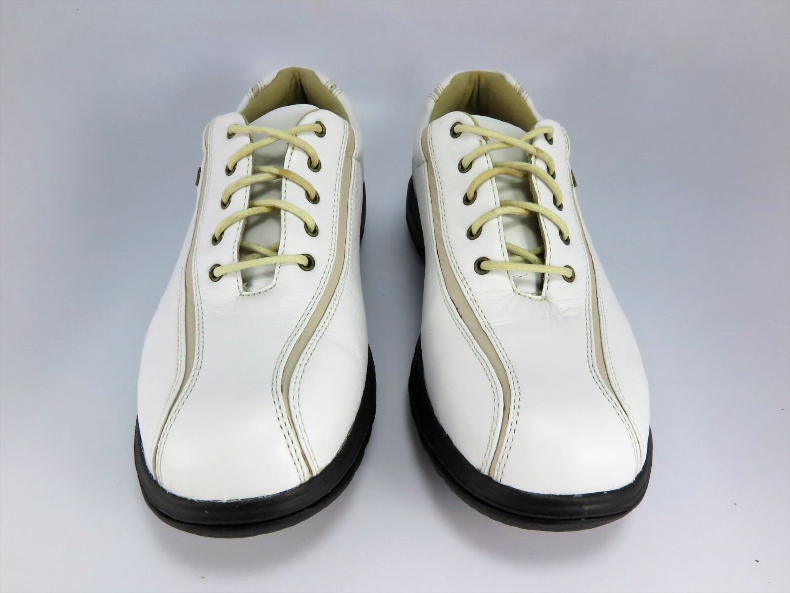 Dexter VENICE Golf Shoes Womens Size 8.5M White LaceUp BicycleToe Soft Spikes eBay