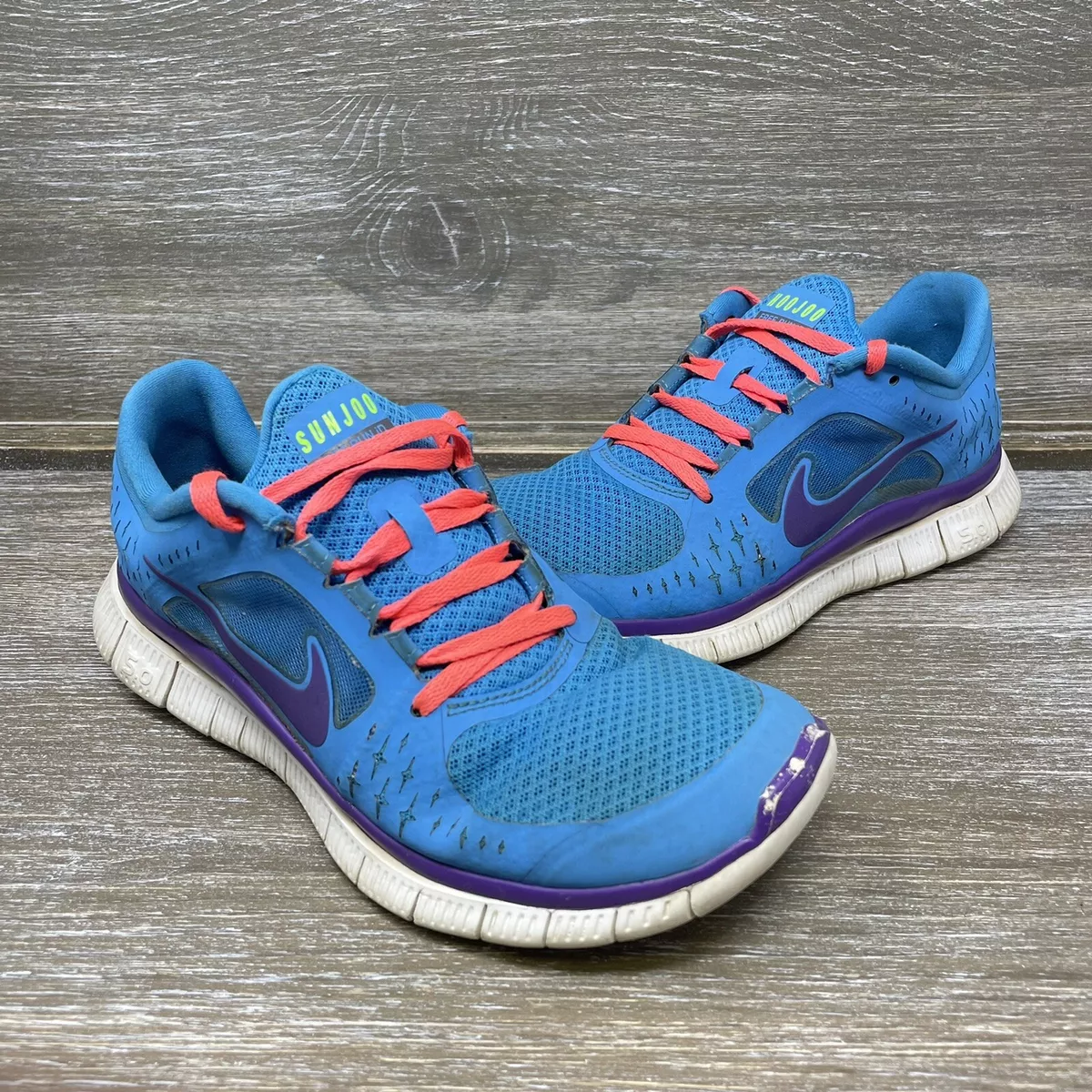 Nike ID Free Run 5.0 Custom Athletic Running Shoes Purple 7.5 | eBay