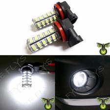 2x 6000k Hid Xenon White H8h11 68-smd Led Bulbs Driving Fog Lights Lamps Drl