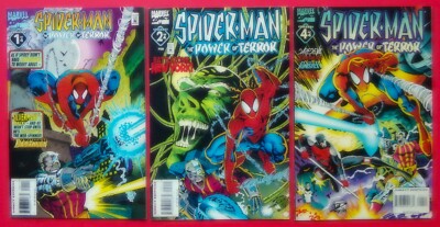 Spider-Man Power of Terror #1 #2 #4 w/ Daredevil Punisher 1st Appearance Scorpia
