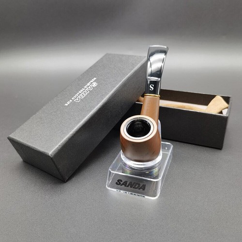 4.5" Rosewood Smoking Bong Mini Small Hand Pipe Portable Smoke Pipes + Box Gift - Picture 5 of 15