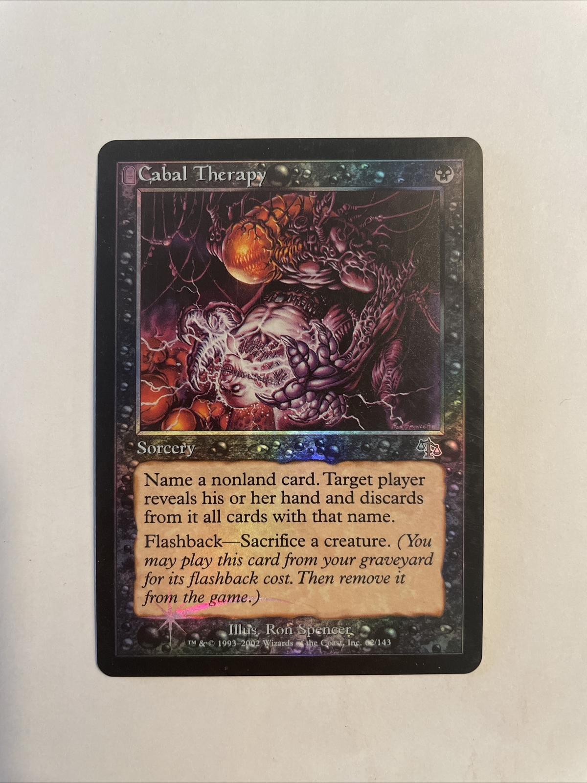 MTG Cabal Therapy X1 Judgement NM/LP - FOIL