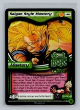 1x DBZ CCG SAIYAN STYLE MASTERY 146 HOLO FOIL RARE BUU SAGA DRAGON BALL LIMITED