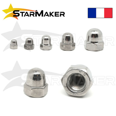 A2-1587-06 Ecrou Borgne à Calotte 6 UNI 5721 DIN 1587 CIECHI-06 - Lot De 25 - Foto 5