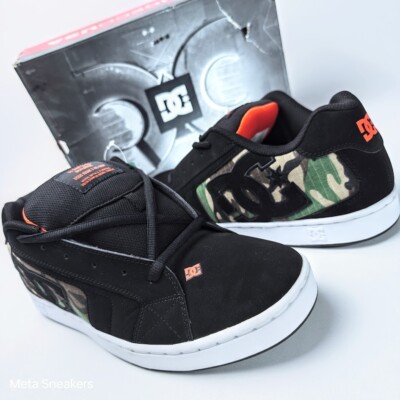 Skate Shoes Black Dc 302361 DC Shoes US 14 Men -Black/Orange/Green
