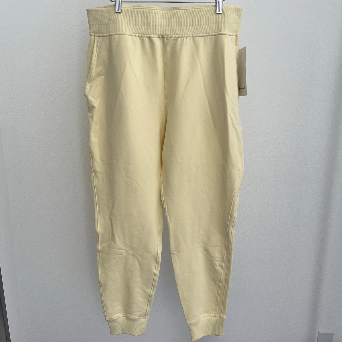 Lululemon LA Warm Down High-Rise Jogger - Lemon Chiffon - lulu fanatics