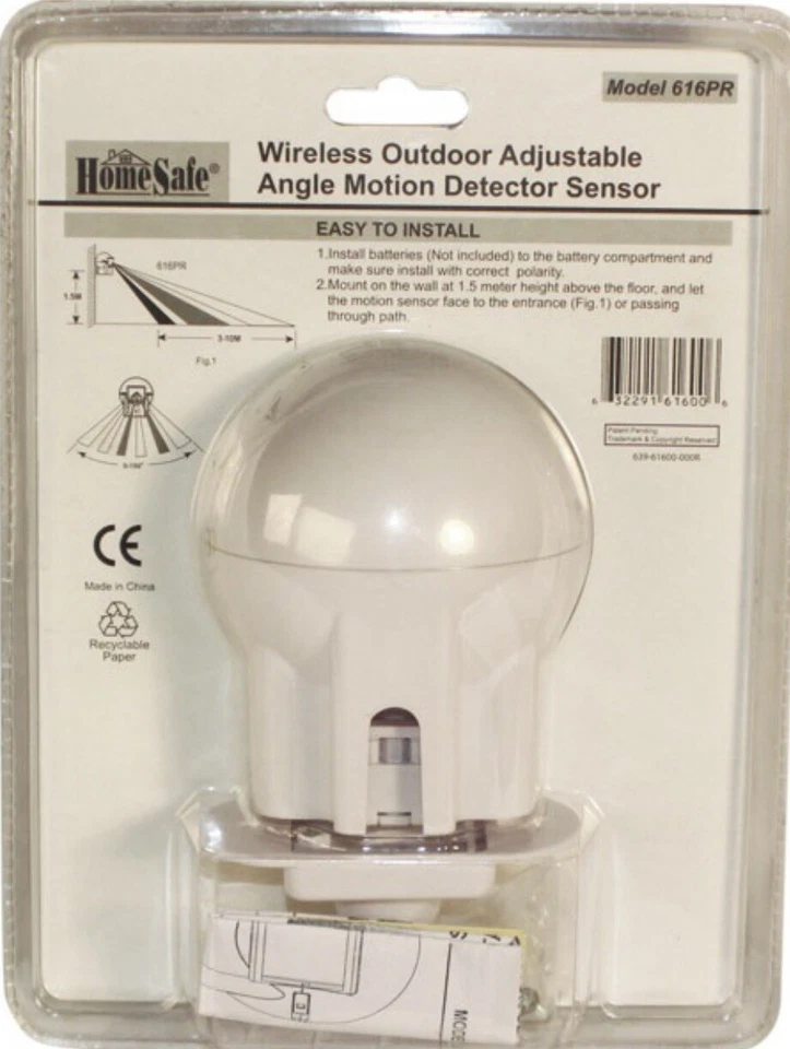 Wireless Home Security Motion Sensor for Electronic Barking Dog K9 Burglar Alarm - Image 4 of 4