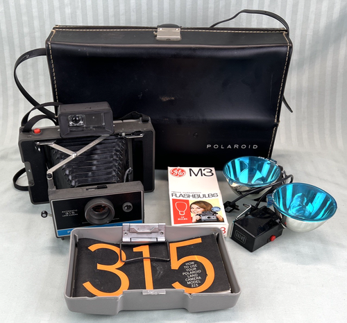 Vintage Polaroid Camera 315 Flash & Case - UNTESTED | eBay