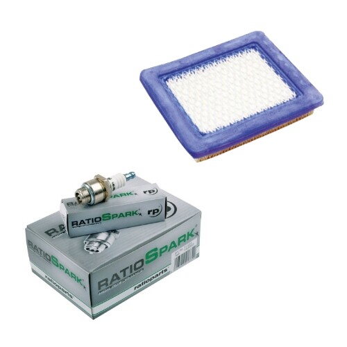 AustauschSet Luftfilter u. Zündkerze für Honda Rasenmäher 686641136300