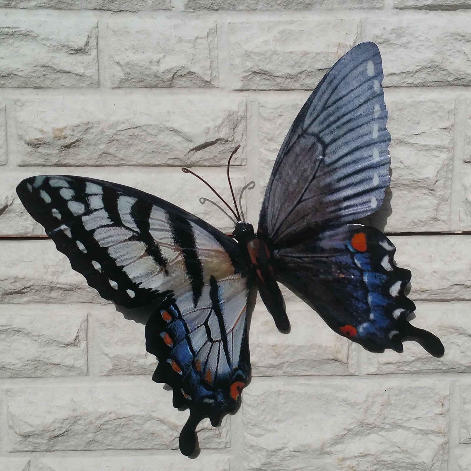 Large Metal Butterfly Garden Wall Art Ornament choice of colours eBay