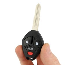 Mitsubishi 3 Button + Panic Replacement Car Key AOMI-CK05