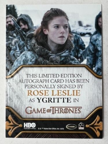 Rose Leslie als Ygritte Legacy Autogramm, Game of Thrones Kunst & Bilder - Bild 2 von 2