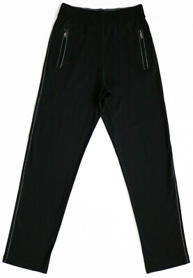 $1650 BRIONI Black Cotton Lounge Tracksuit Jogger Pants Sweatpants Size M Medium
