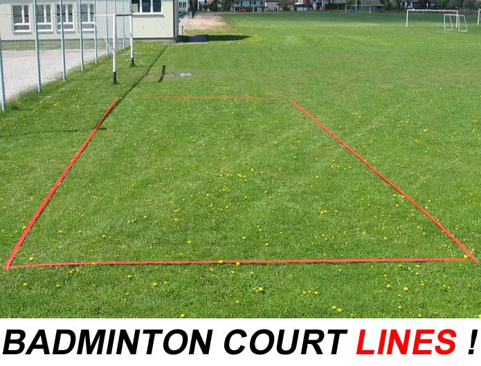 Badminton 2024 singles lines