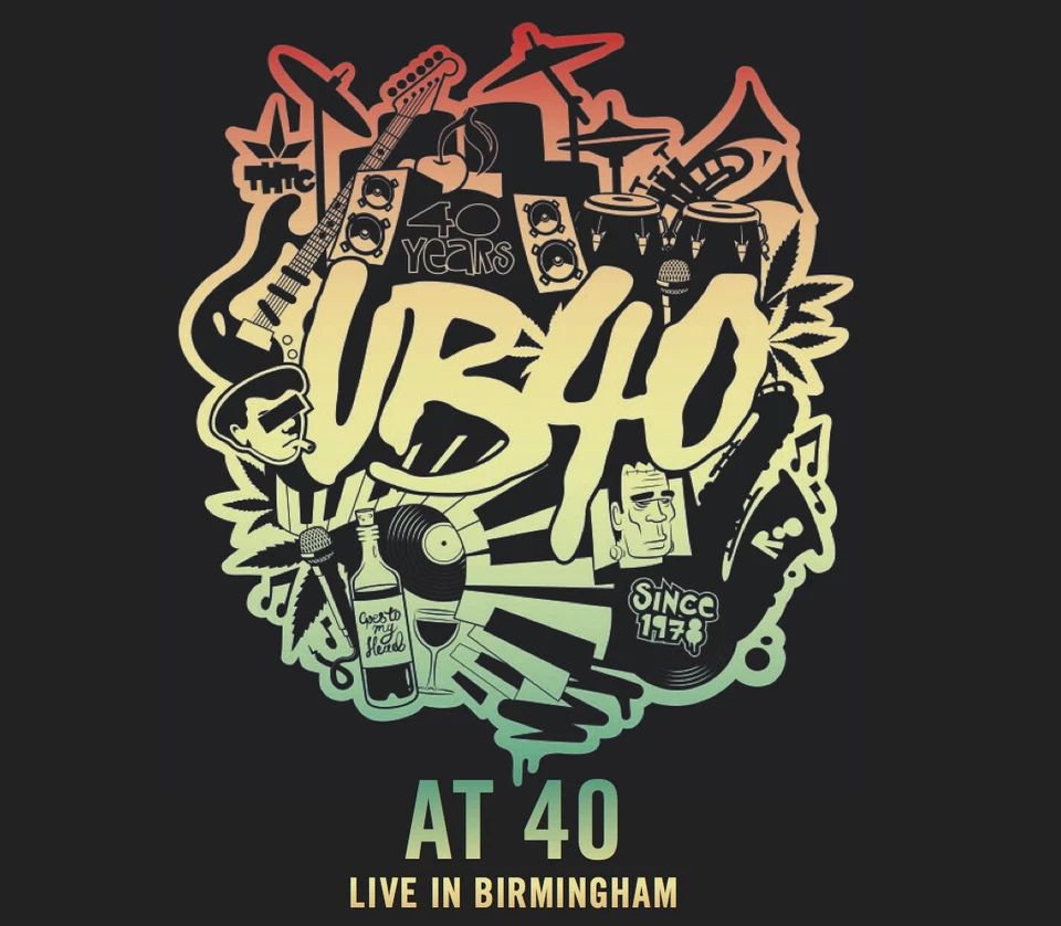 UB40 AT 40 Limited Edition Live 2CD 1 DVD digipak - Image 1 of 4