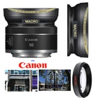 WIDE ANGLE + MACRO LENS FOR Canon RF 50mm f/1.8 STM Lens