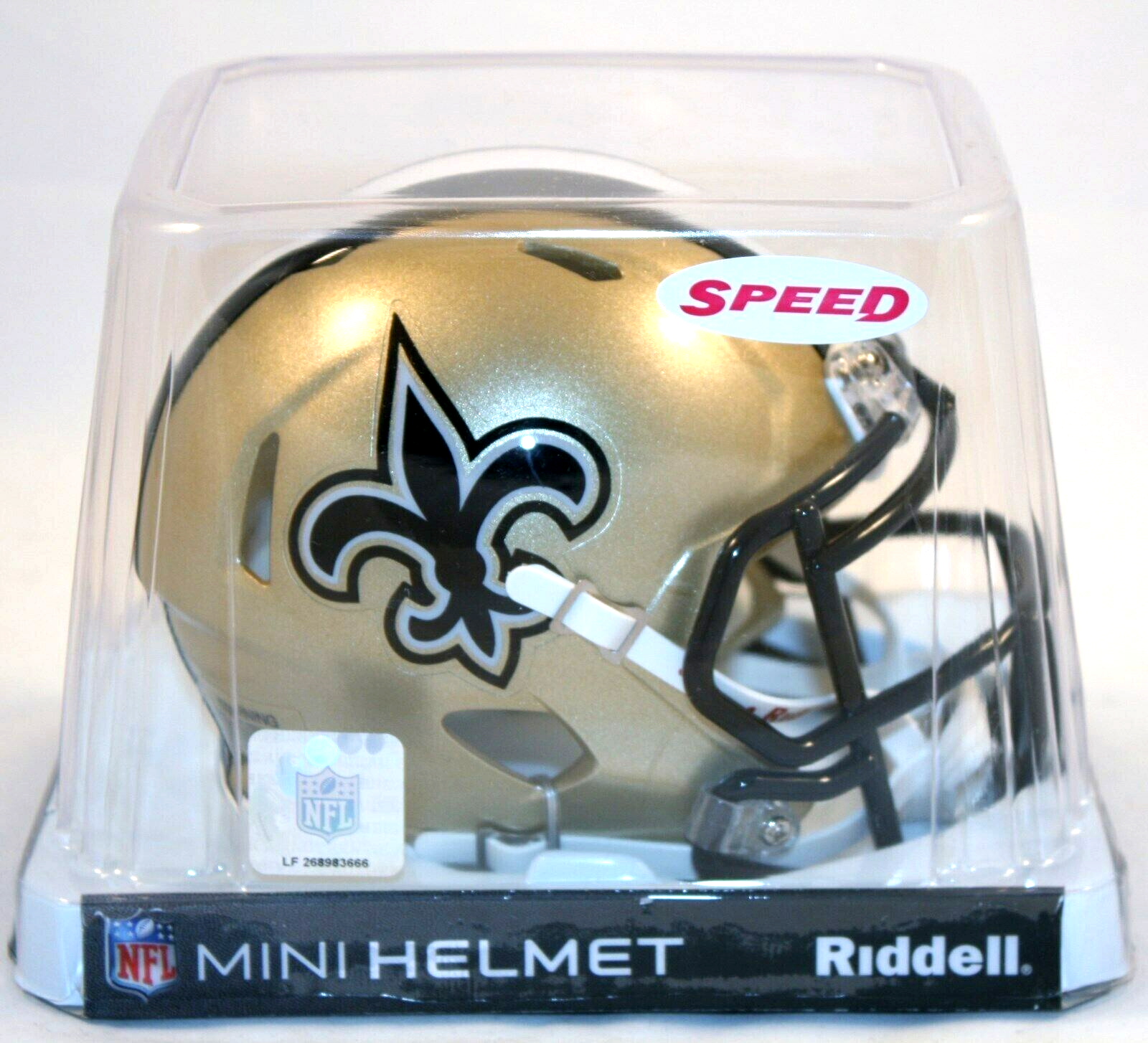 NEW ORLEANS SAINTS NFL RIDDELL MINI SPEED HELMET