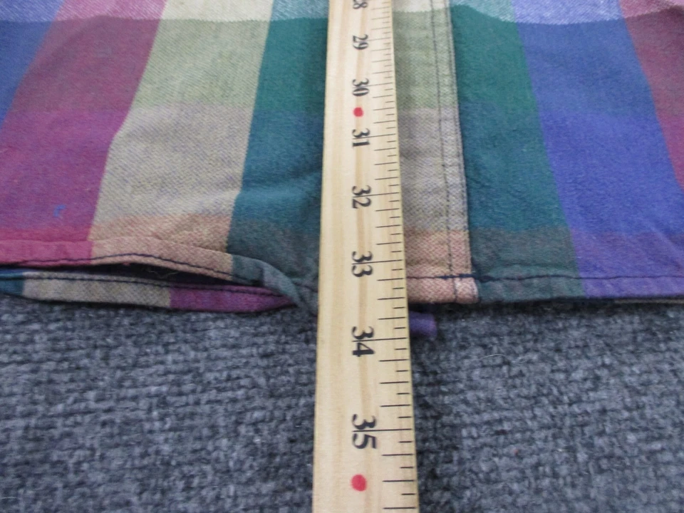 Camisa De Colección North River Para Hombres XL Colorida Lona a Cuadros Exterior Ropa de Trabajo Pesada Foto 4 de 4