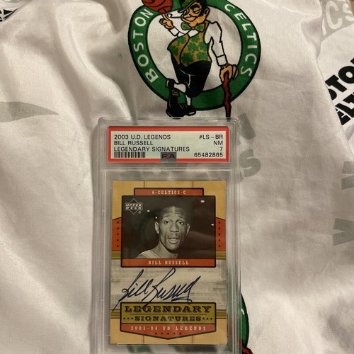 Bill Russell Legendary Signatures #LS-BR 2003 Upper Deck Legends Legendary Signatures card