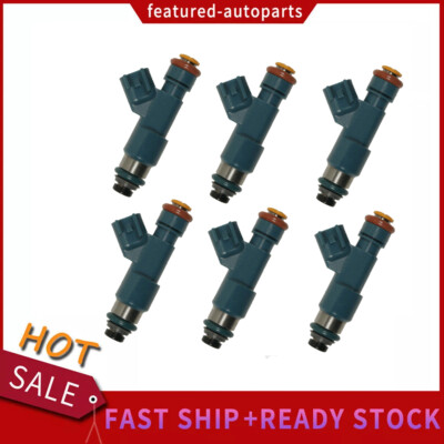 New Set Of 6 New Fuel Injector FJ1066 For Volvo S80 V70 XC60 XC70 XC90 3.2L L6