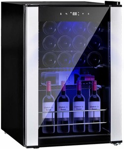 mini bar with wine fridge