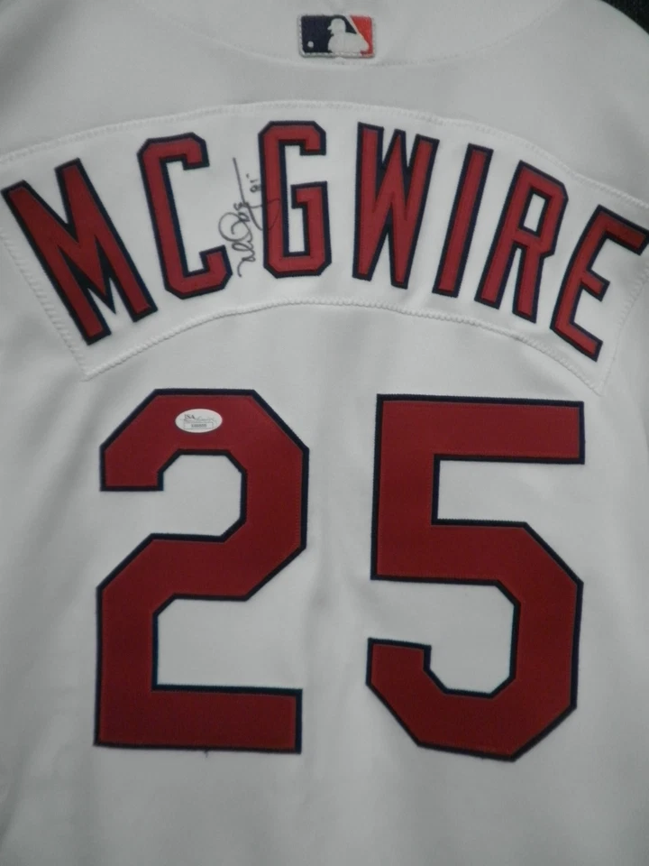 Mark McGwire Signed St Louis Cardinals Rawlings 52 Baseball Jersey JSA X65555 - Image 2 of 4