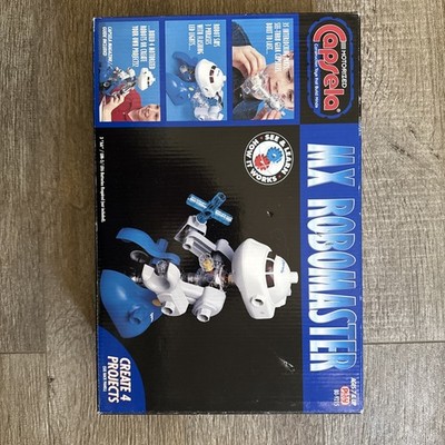 Capsela MX Robomaster Motorized Building Toy #80-9215 - COMPLETE! SEE ALL 35pcs!