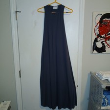 ASOS Design Soft Stretch Maxi Back Halter Dress Size 2 Gray Flowy Lounge