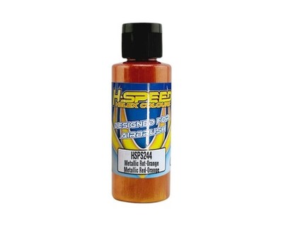 H-SPEED Lexan Airbrush Farbe 60ml Metallic Rot Orange HSPS245 