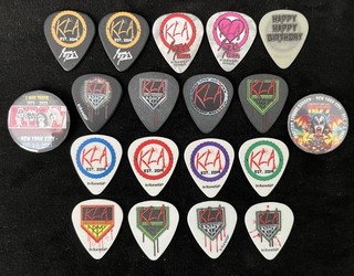 KISS KLA KISS Live Auctions Guitar Pick Collection Limited Bruce Kulick