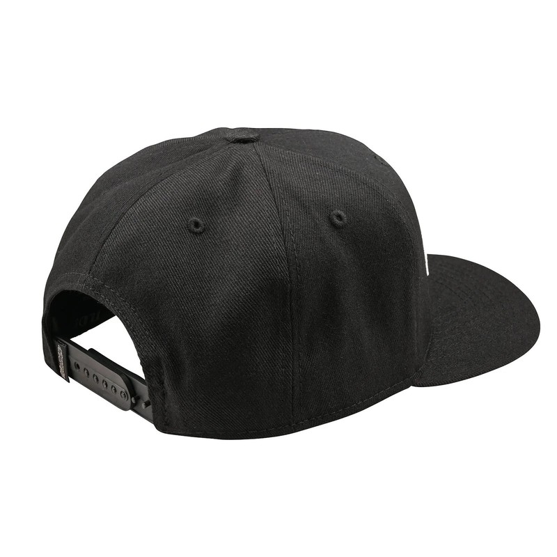 Casquette TROY LEE DESIGNS Signature brodée en coton premium noir - 3
