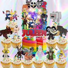 FREE CUSTUM 99 NIGHTS IN THE FORESTS CAKE CUPCAKE PARTY SUPPLIES DECORATION