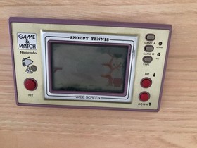 Nintendo Game & Watch Snoopy Tennis SP-30 Wide Screen Tested