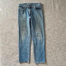 Levi  s Jeans Mens 506 Vintage Straight Denim 34/32 Med Wash USA Made 80s 32/31 