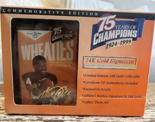 WALTER PAYTON Wheaties 24k Gold Signature 75 Years of Champions Chicago Bears