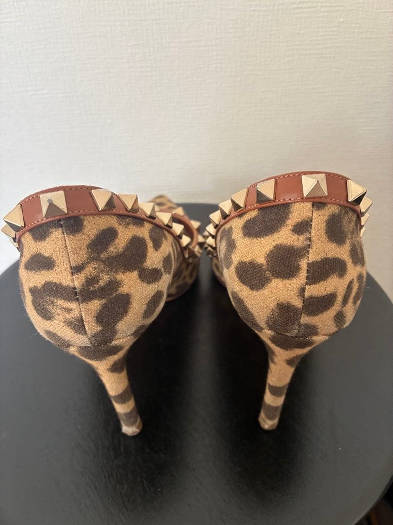 Valentino Garavani Pumps Heel Studded Leopard Brown EU34/US4 116191c thumbnail 22