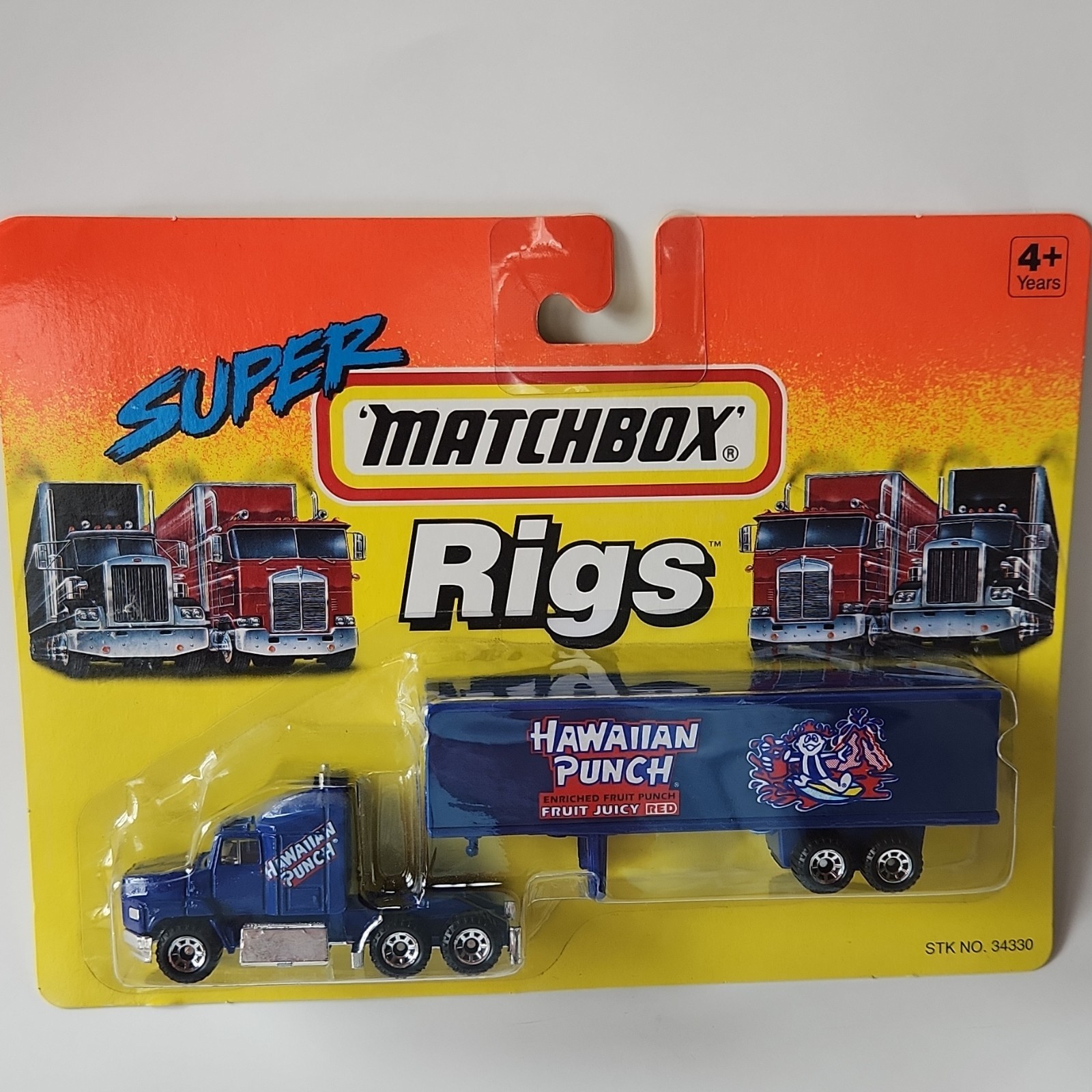 Matchbox Super Rigs Hawaiian Punch Semi Truck & Trailer Diecast