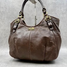 Borsa a mano Coach 18612 Madison Maggie in pelle marrone cavallo e carrozza Y2K