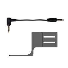 Durable Microphone Metal Expansion Mount Holder Cable for Insta360 X4 Camera
